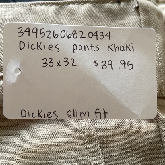 Dickies slim fit khaki pants - Picture 2 of 3